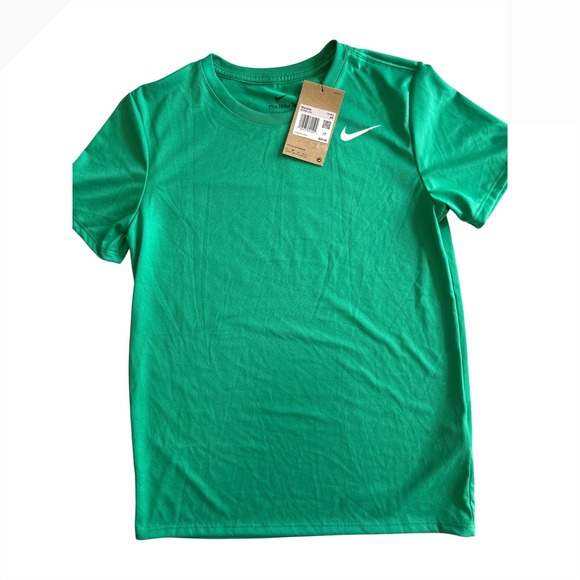 Nike Tops - Nike Womens Dri-FIT Training T-Shirt Green Short Sleeve DX0687-324 XS